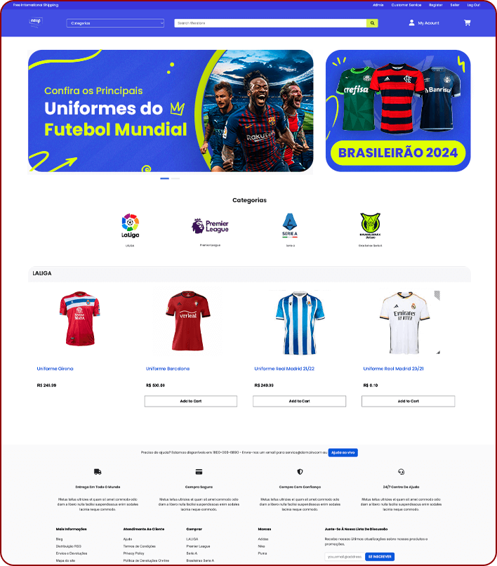 Marketplace - Uniformes - Moda - Camisetas